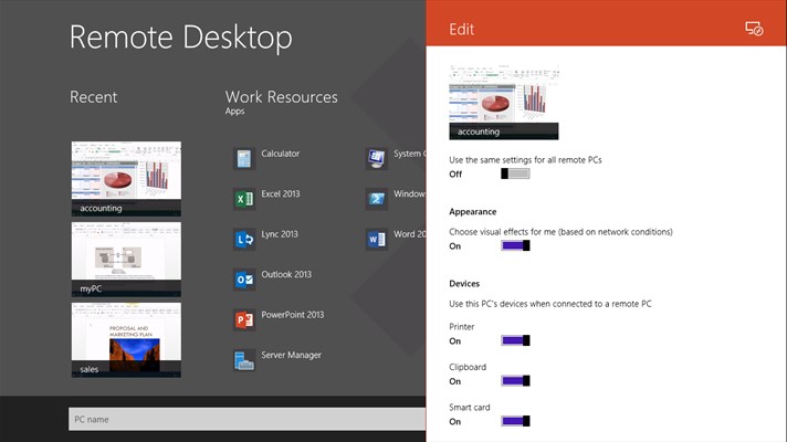 Remote Desktop App for Windows 10